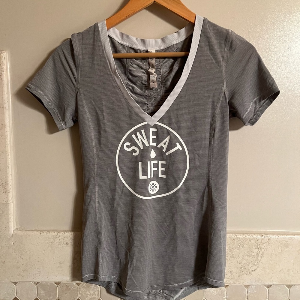 Lululemon “Sweat Life” Sweat Resistant T!